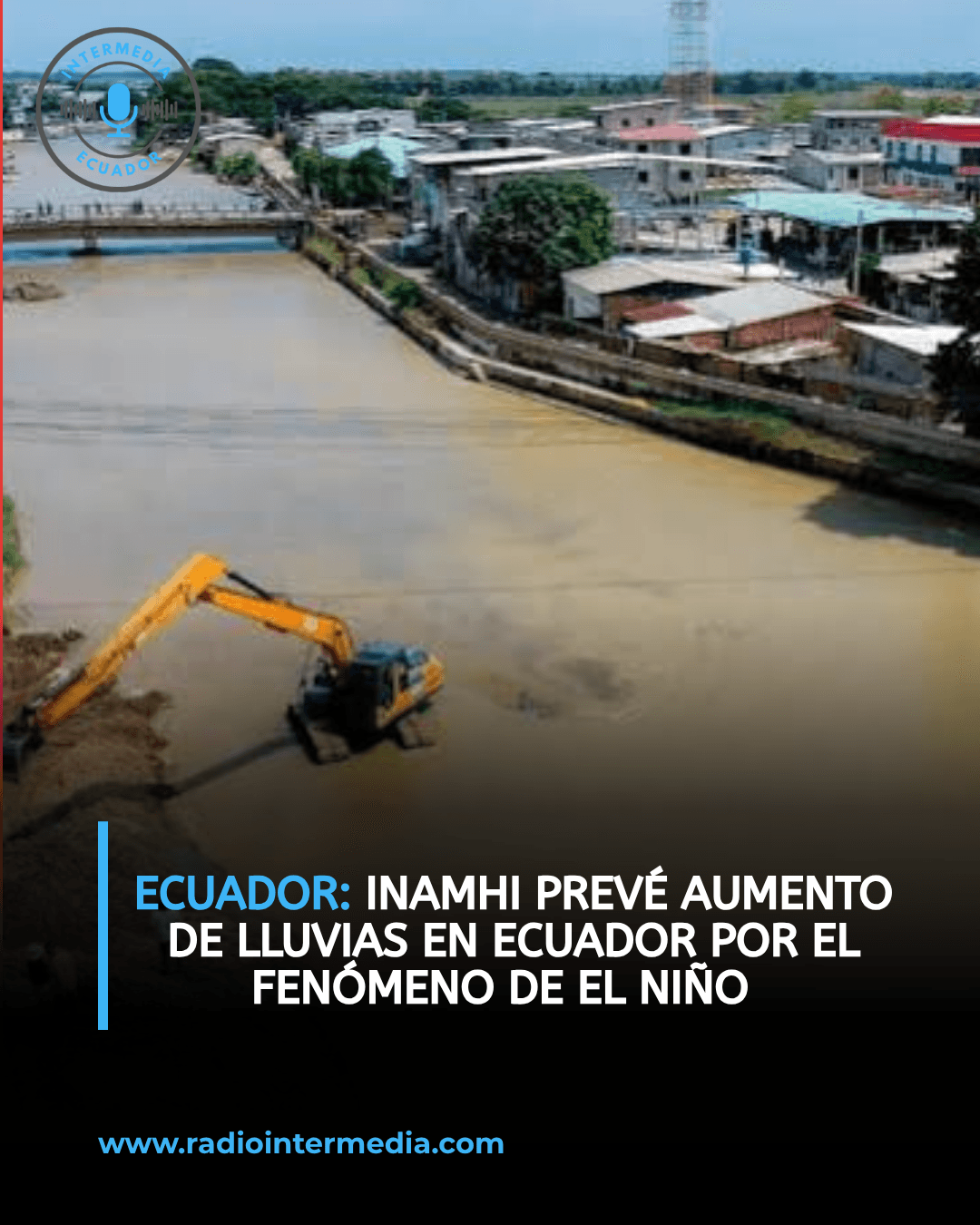 Inamhi prevé aumento de lluvias en Ecuador por el fenómeno de El Niño