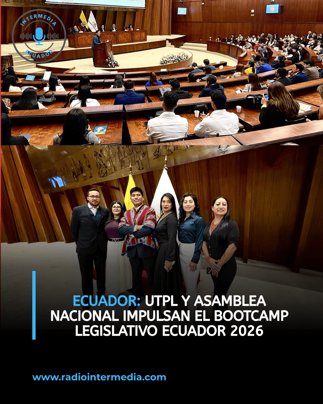 UTPL y Asamblea Nacional impulsan el Bootcamp Legislativo Ecuador 2026