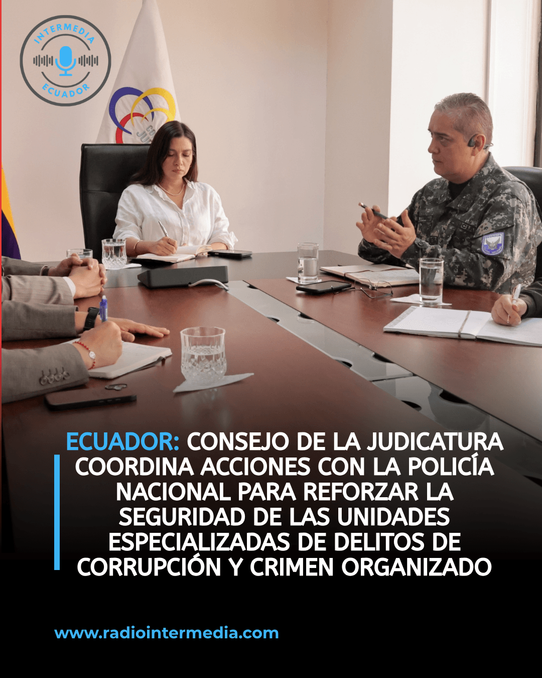 CONSEJO DE LA JUDICATURA COORDINA ACCIONES CON LA POLICÍA NACIONAL PARA REFORZAR LA SEGURIDAD DE LAS UNIDADES ESPECIALIZADAS DE DELITOS DE CORRUPCIÓN Y CRIMEN ORGANIZADO