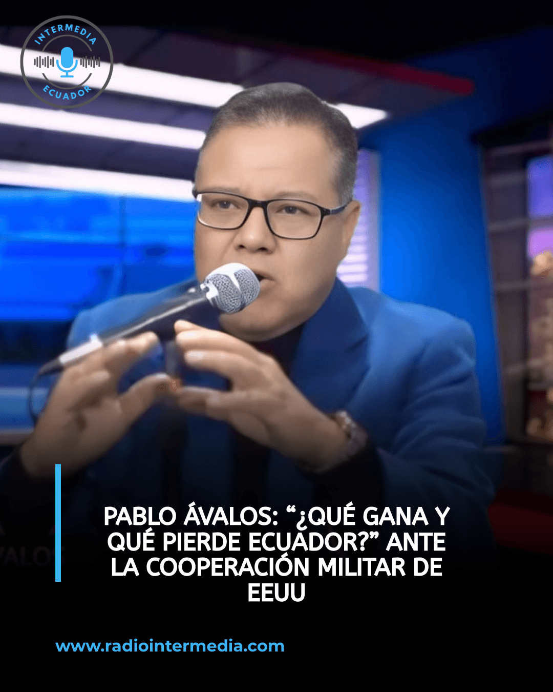 Pablo Ávalos cuestiona el alcance de la cooperación militar de EEUU y exige transparencia sobre sus efectos en Ecuador